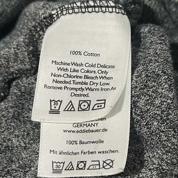 Eddie Bauer Dark Gray Long Sleeve Tee size XL - Picture 6 of 6
